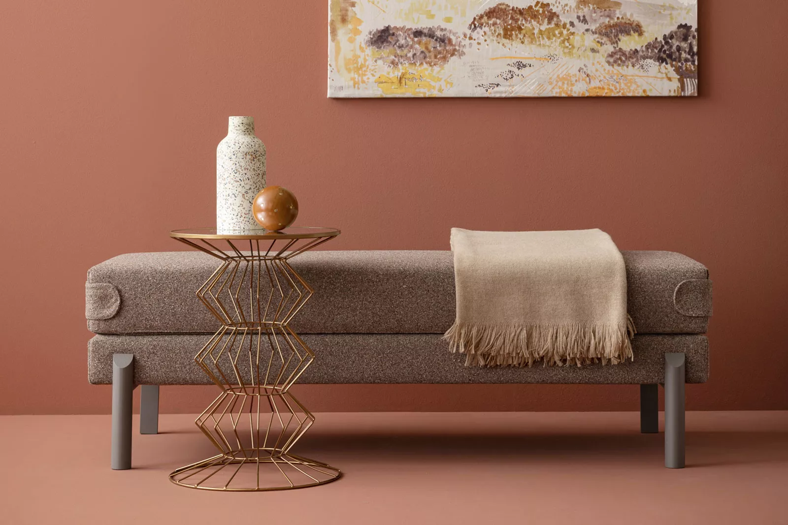 Panca Sit B con piedi Wood