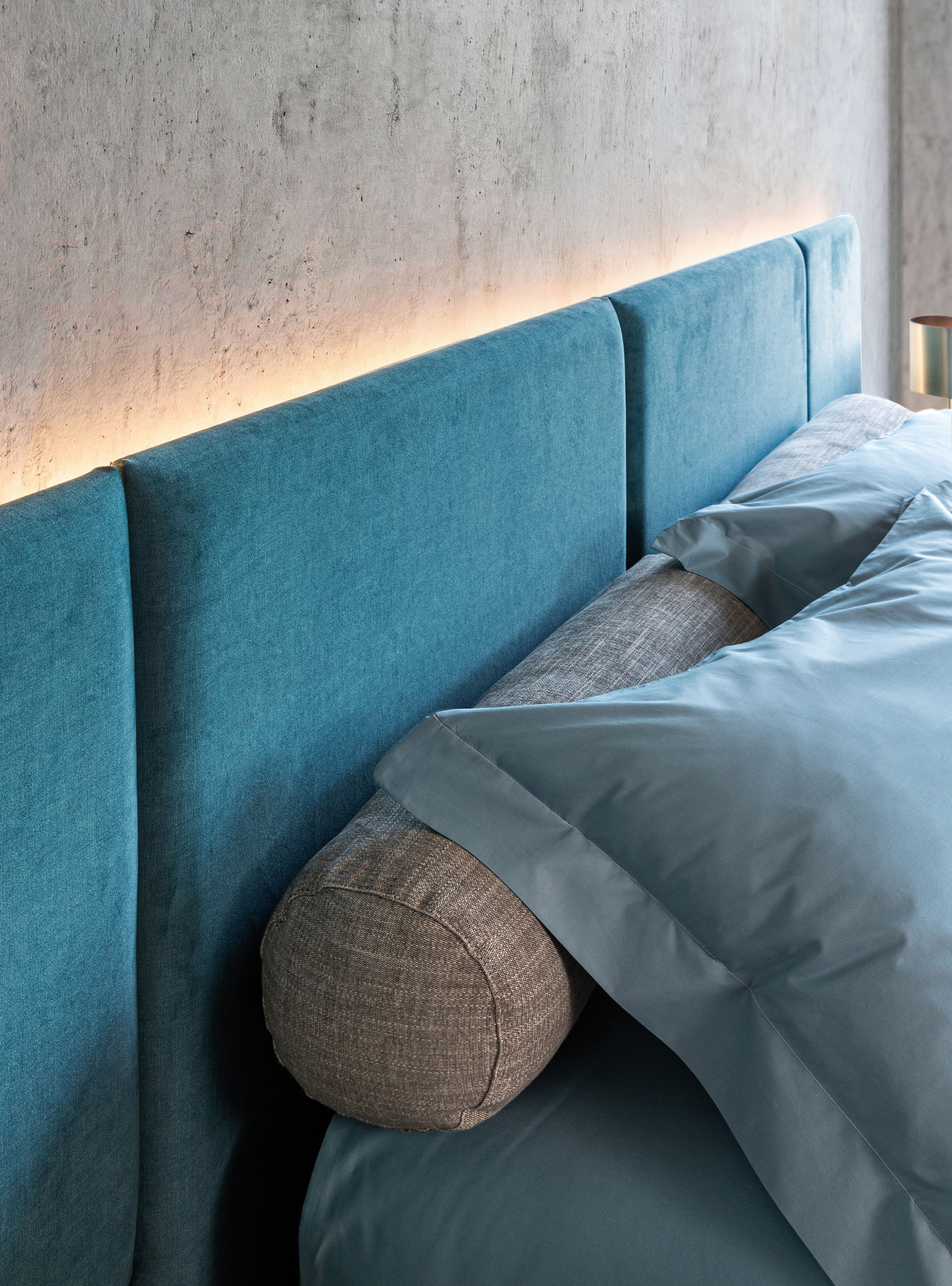 Testiera letto Wall: dettaglio testiera
