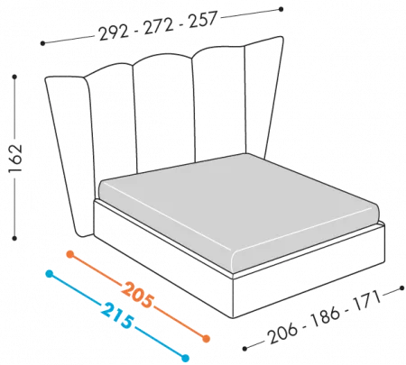 Letto Opera Sipario
Disponibile con base H32