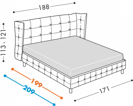 Letto Taste Quilt
Disponibile con basi H25 – 32