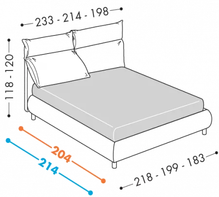 Letto Plio Round
Disponibile con basi H25 – 32